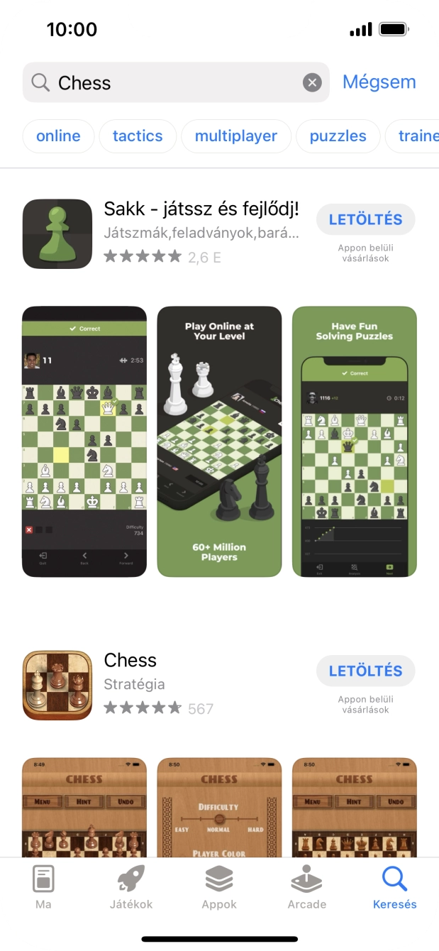 Kattints a kívánt alkalmazásra. Kattints a kívánt alkalmazásra.