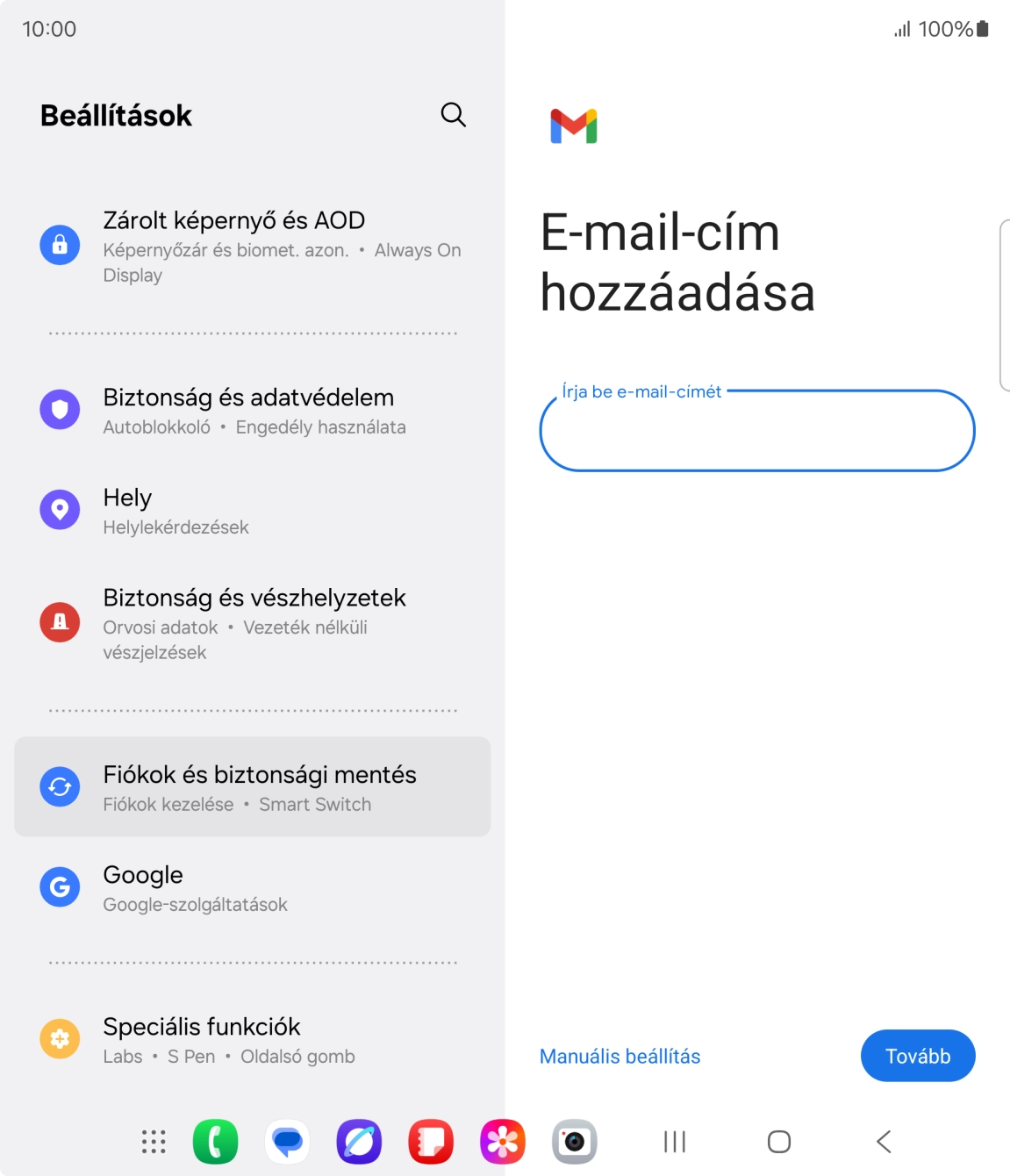 Válaszd a Tovább lehetőséget.