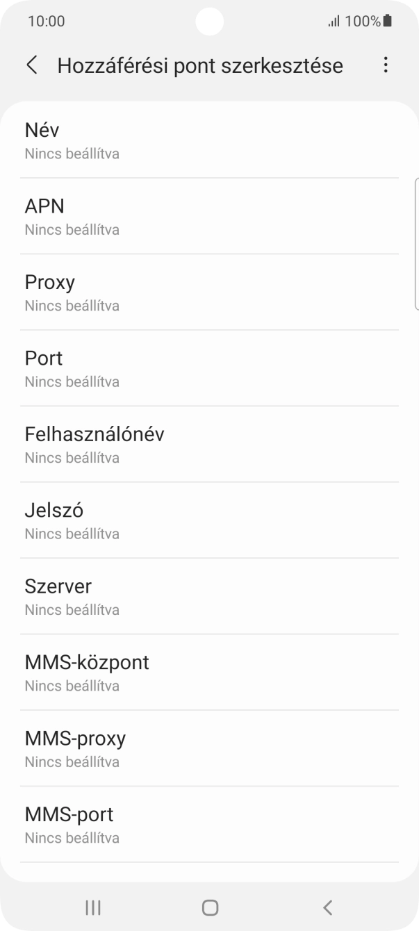 Válaszd a Név lehetőséget.