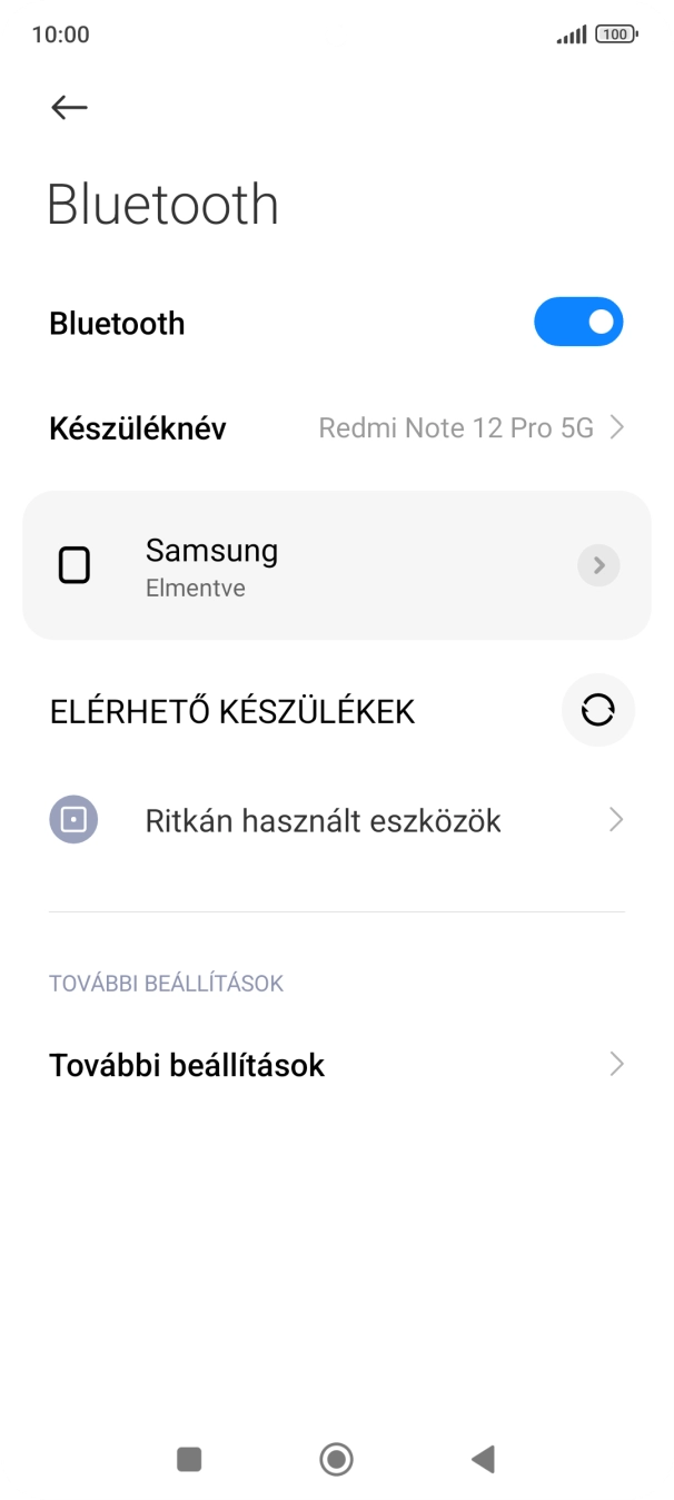 A befejezéshez, és ahhoz, hogy visszatérhess a főképernyőhöz, nyomd meg a főgombot.