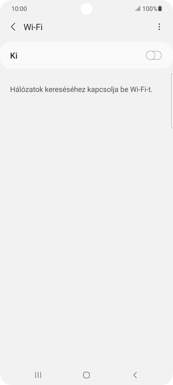 Kattints a csúszkára a funkció bekapcsolásához.