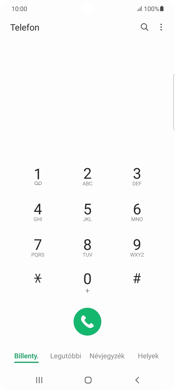 Kattints a menü ikonra. Kattints a menü ikonra.