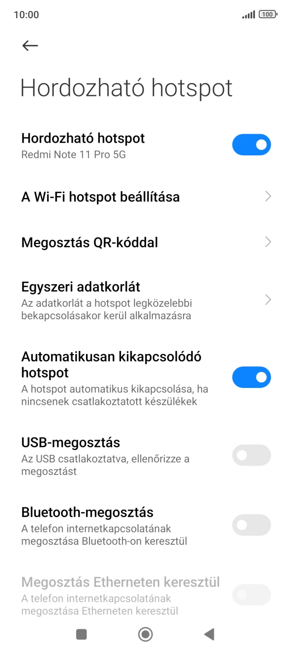 A befejezéshez, és ahhoz, hogy visszatérhess a főképernyőhöz, nyomd meg a főgombot.