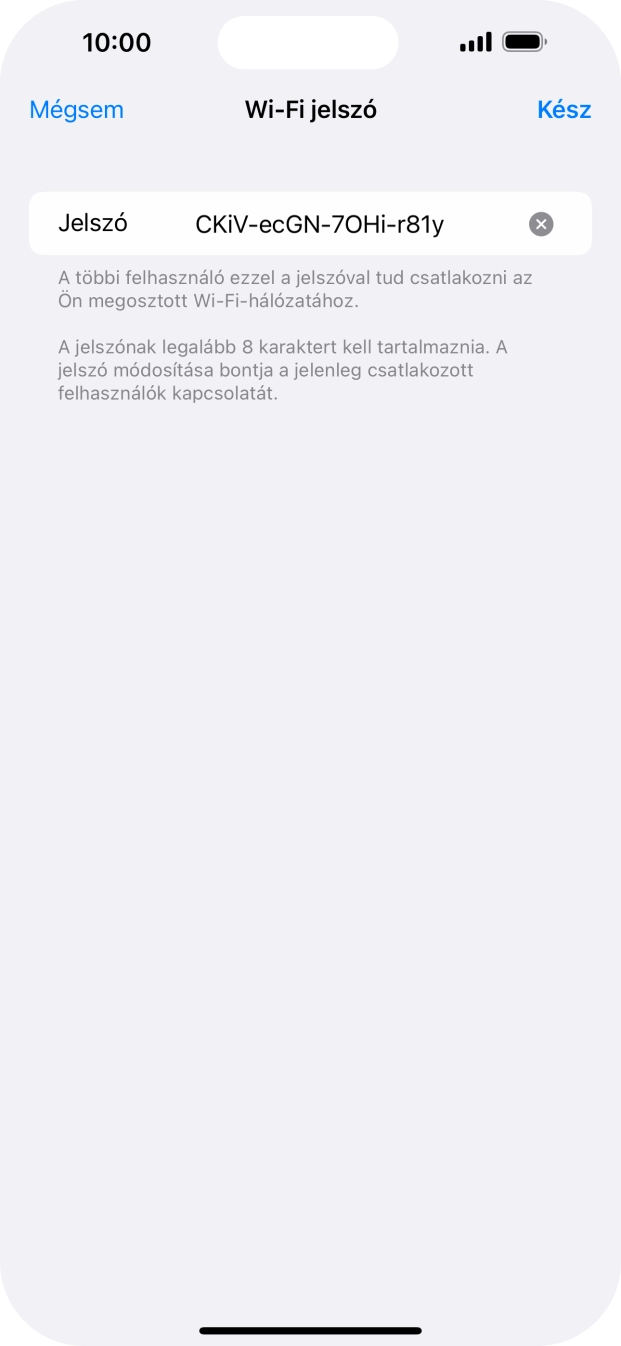 Válaszd a Kész lehetőséget.