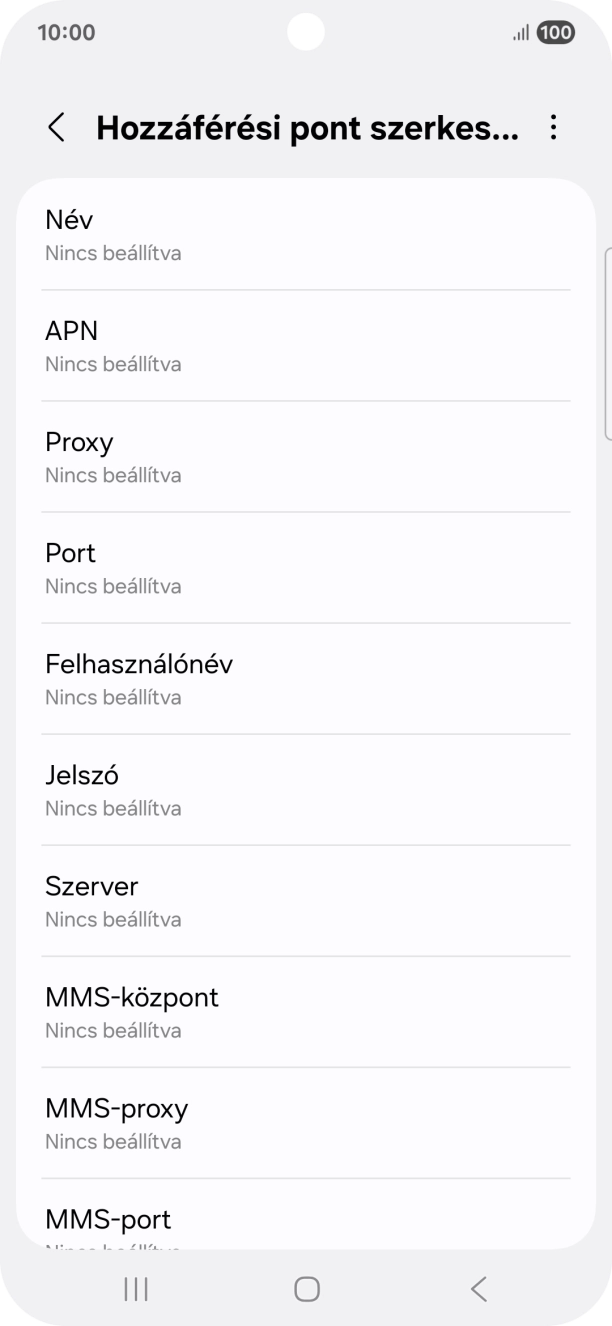 Válaszd a Név lehetőséget.