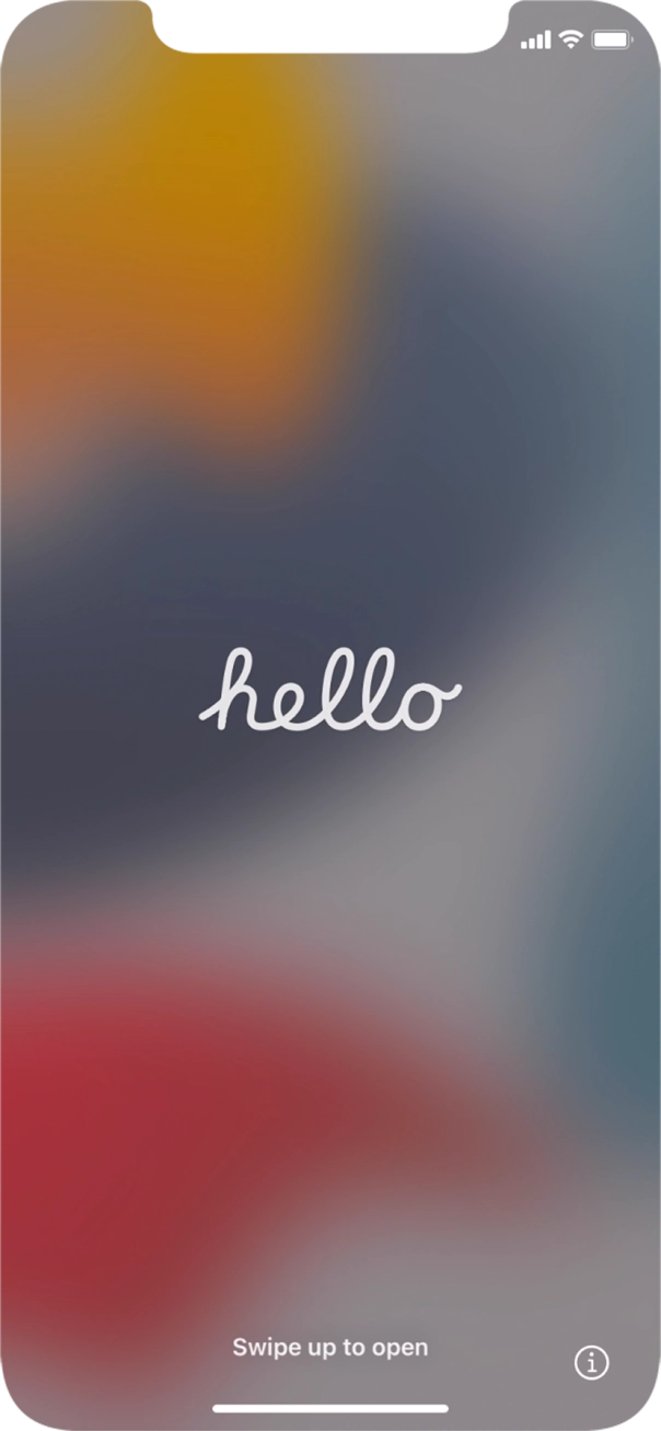 Húzd az ujjad felfelé a kijelző aljáról. Húzd az ujjad felfelé a kijelző aljáról.