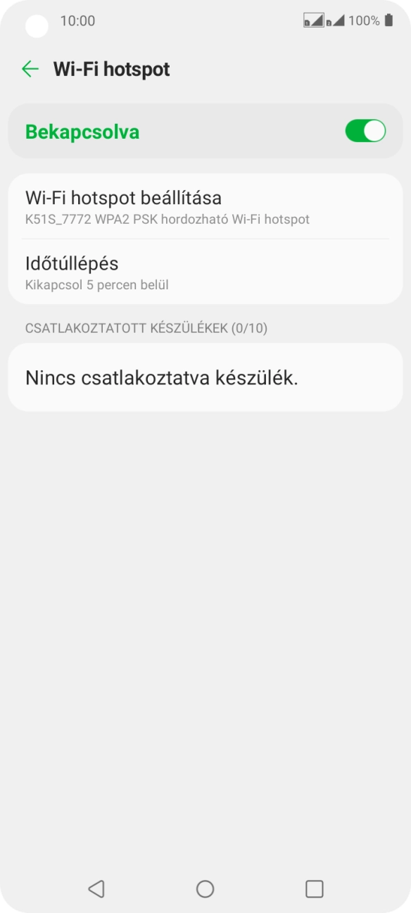 A befejezéshez, és ahhoz, hogy visszatérhess a főképernyőhöz, nyomd meg a főgombot.