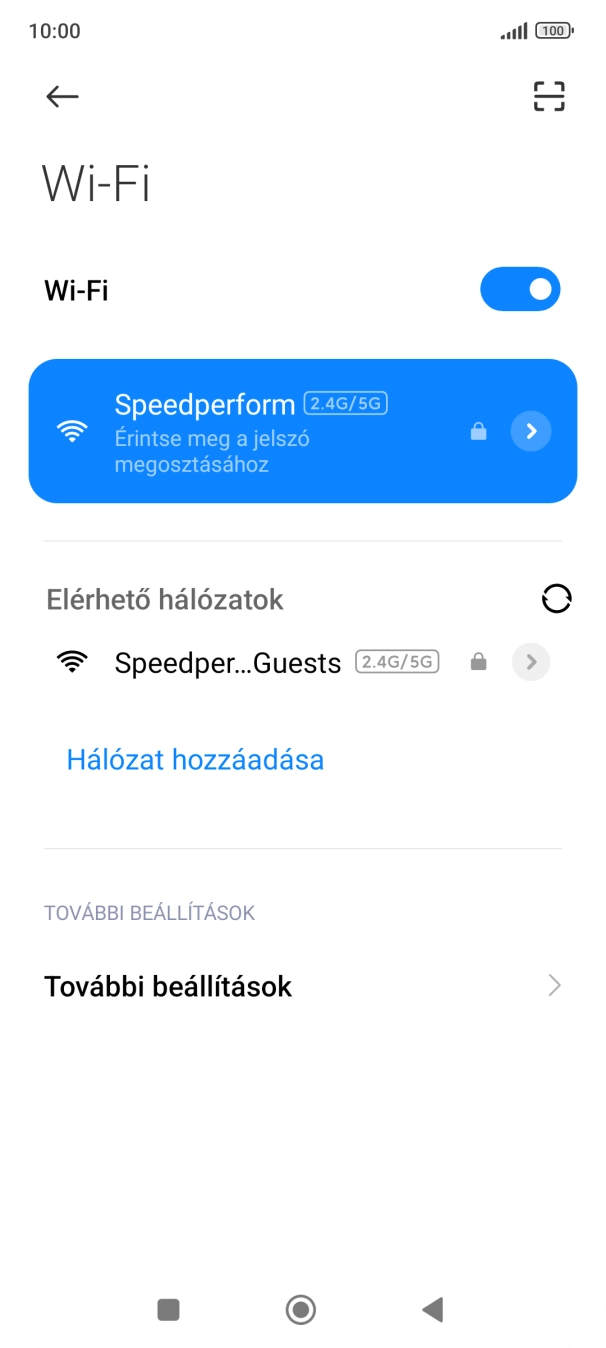 A befejezéshez, és ahhoz, hogy visszatérhess a főképernyőhöz, nyomd meg a főgombot.