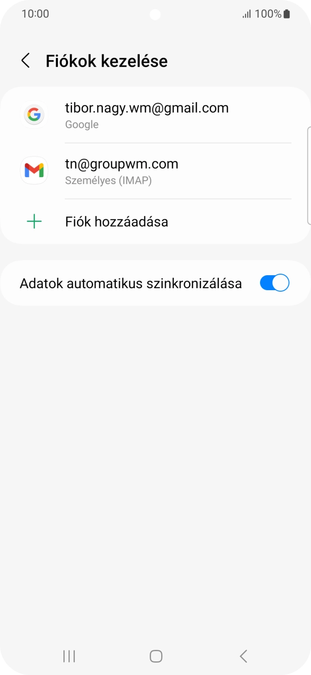 A befejezéshez, és ahhoz, hogy visszatérhess a főképernyőhöz, nyomd meg a főgombot.