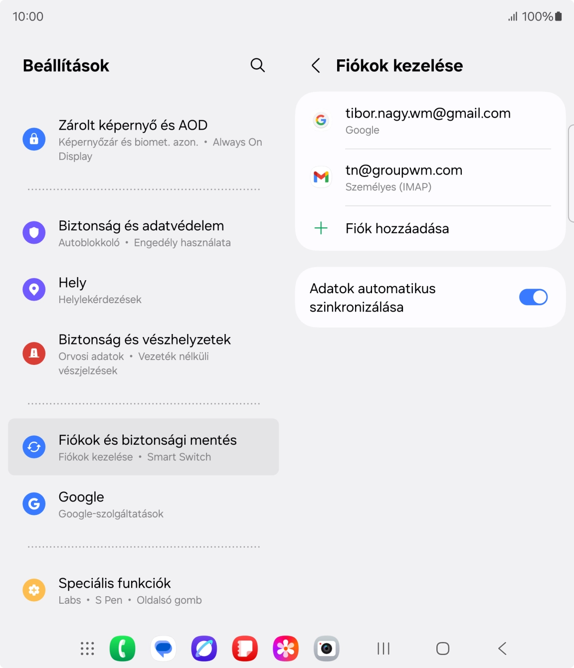 A befejezéshez, és ahhoz, hogy visszatérhess a főképernyőhöz, nyomd meg a főgombot.