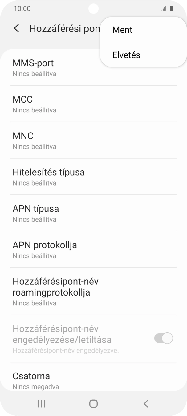 Válaszd a Ment lehetőséget.
