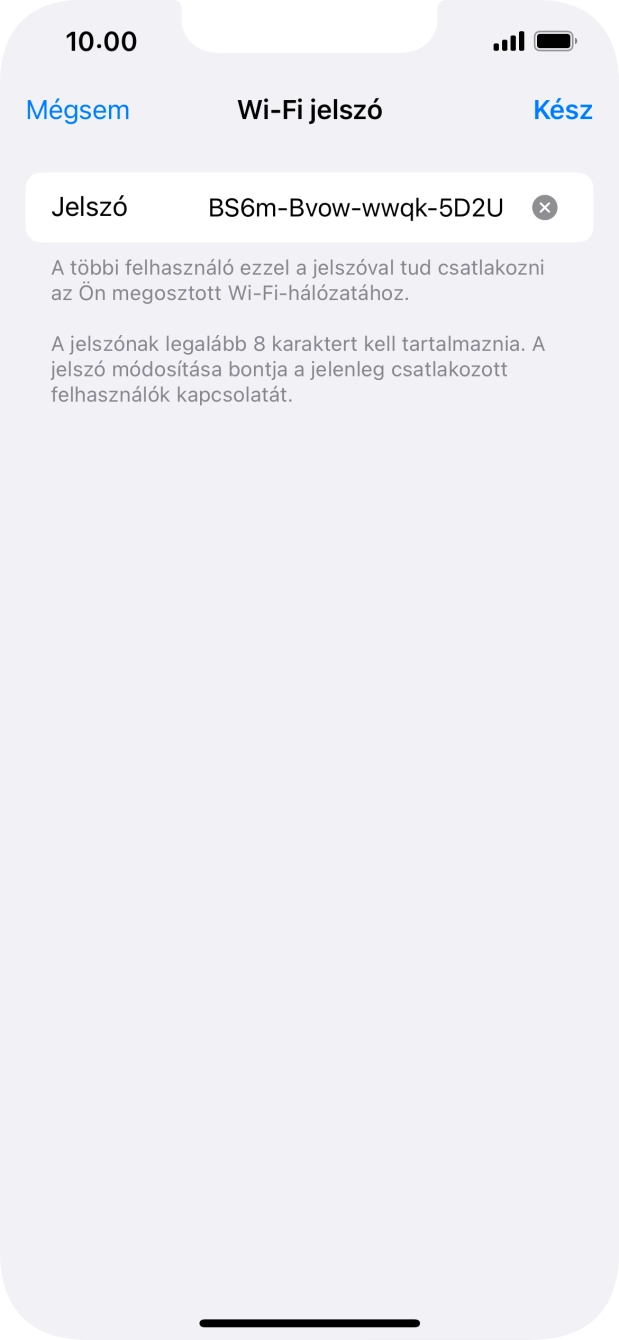 Válaszd a Kész lehetőséget.