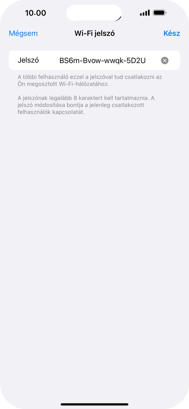 Válaszd a Kész lehetőséget.