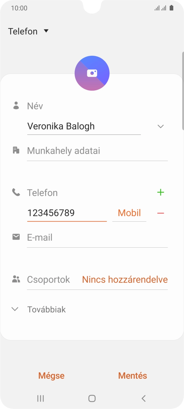 Válaszd a Mentés lehetőséget. Válaszd a Mentés lehetőséget.