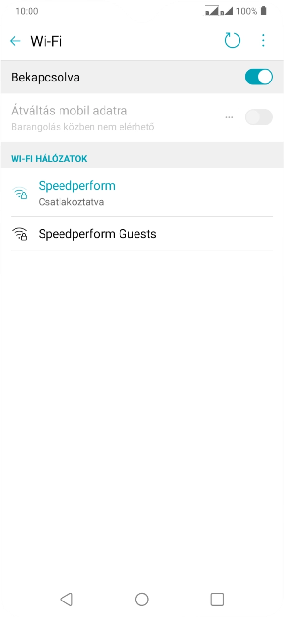 A befejezéshez, és ahhoz, hogy visszatérhess a főképernyőhöz, nyomd meg a főgombot.