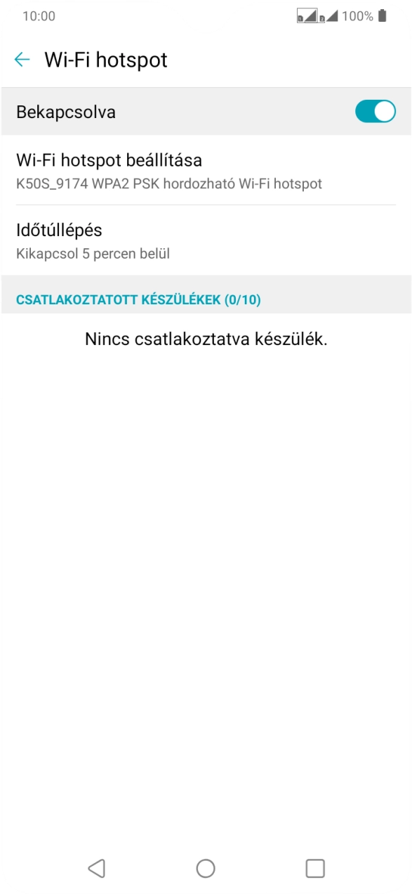 A befejezéshez, és ahhoz, hogy visszatérhess a főképernyőhöz, nyomd meg a főgombot.