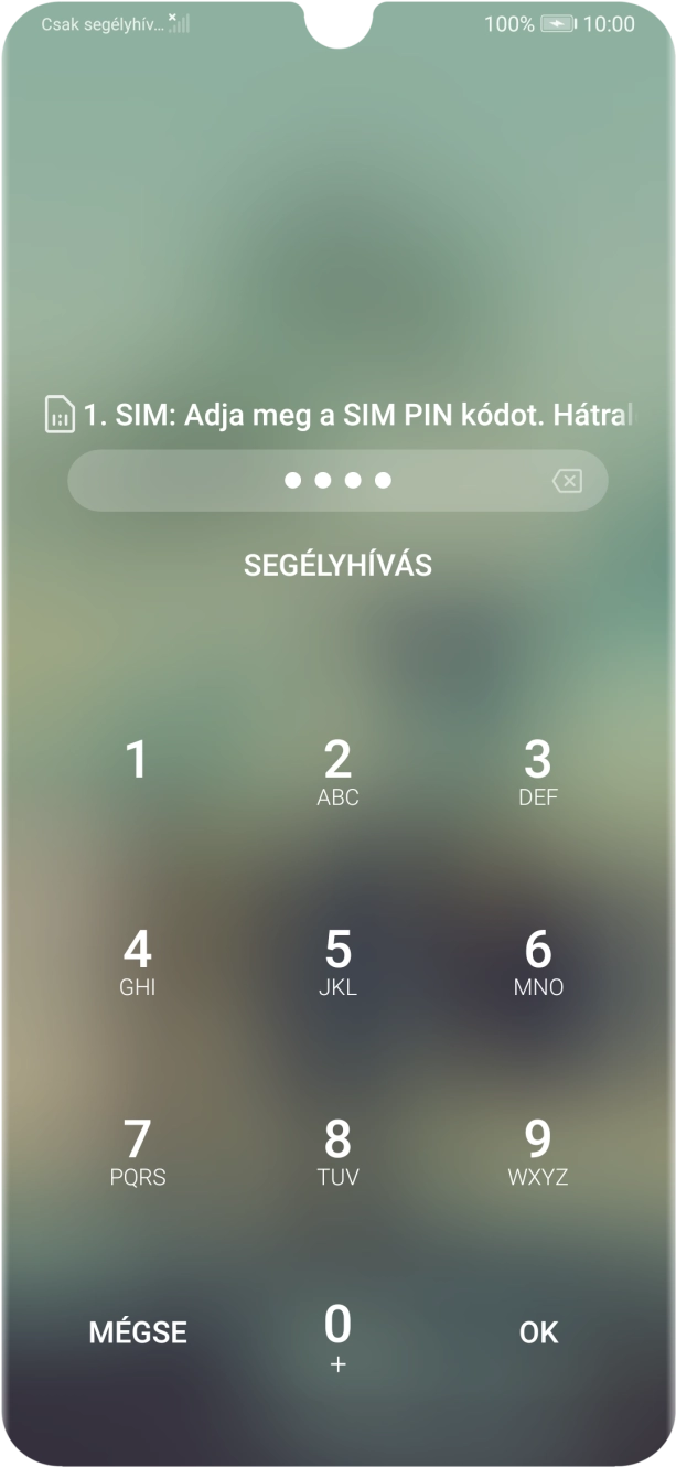Amennyiben a telefon kéri, írd be a PIN-kódodat, és válaszd az OK lehetőséget.