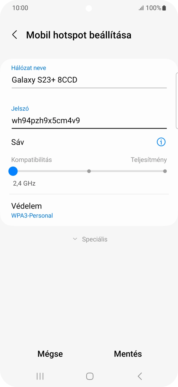Válaszd a Mentés lehetőséget. Válaszd a Mentés lehetőséget.