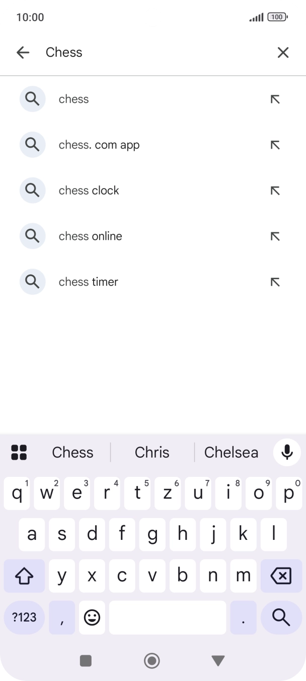 Írd be a keresett alkalmazás nevét vagy kategóriáját, és kattints a keresés ikonra.