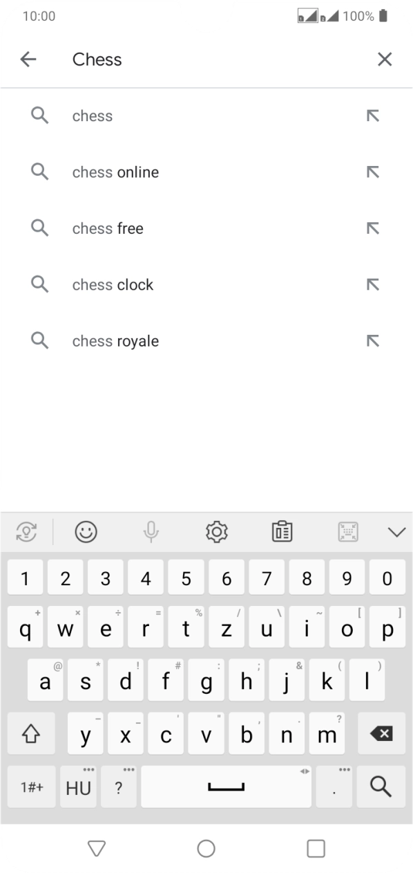 Írd be a keresett alkalmazás nevét vagy kategóriáját, és kattints a keresés ikonra.