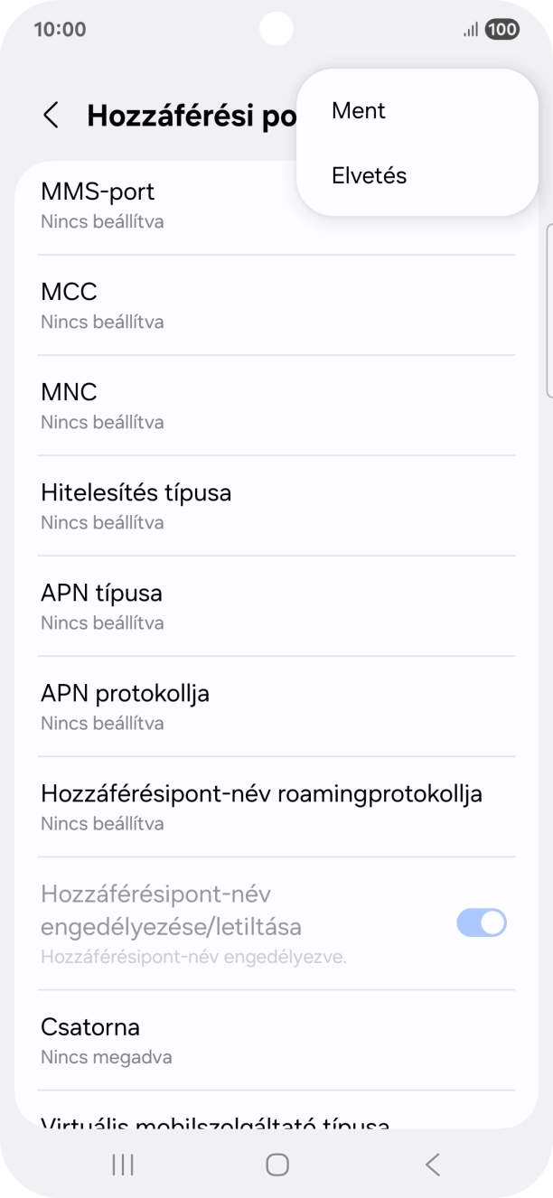 Válaszd a Ment lehetőséget.