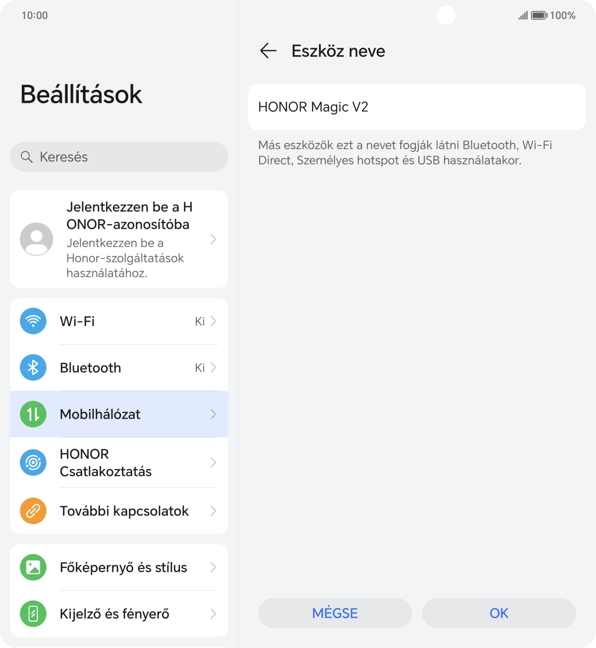 Válaszd a OK lehetőséget. Válaszd a OK lehetőséget.