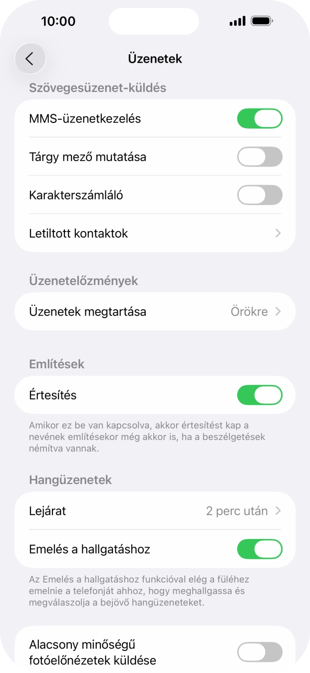 Húzd az ujjad felfelé a kijelző aljáról, hogy visszatérj a kezdőképernyőhöz.