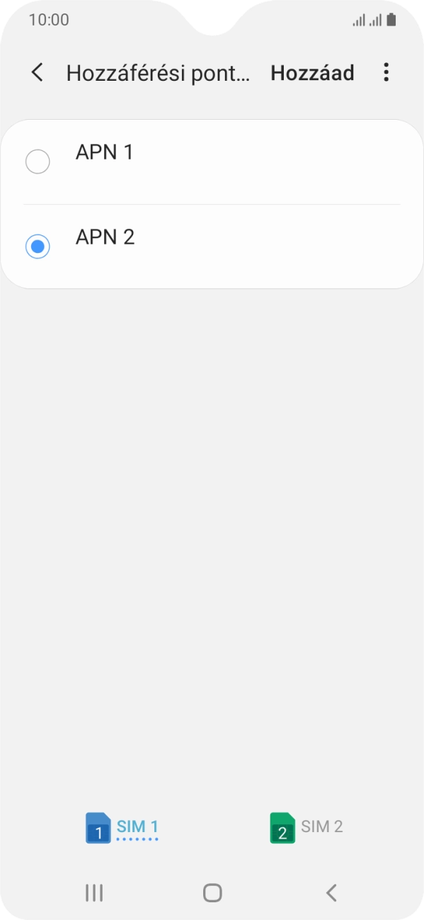 A befejezéshez, és ahhoz, hogy visszatérhess a főképernyőhöz, nyomd meg a főgombot.