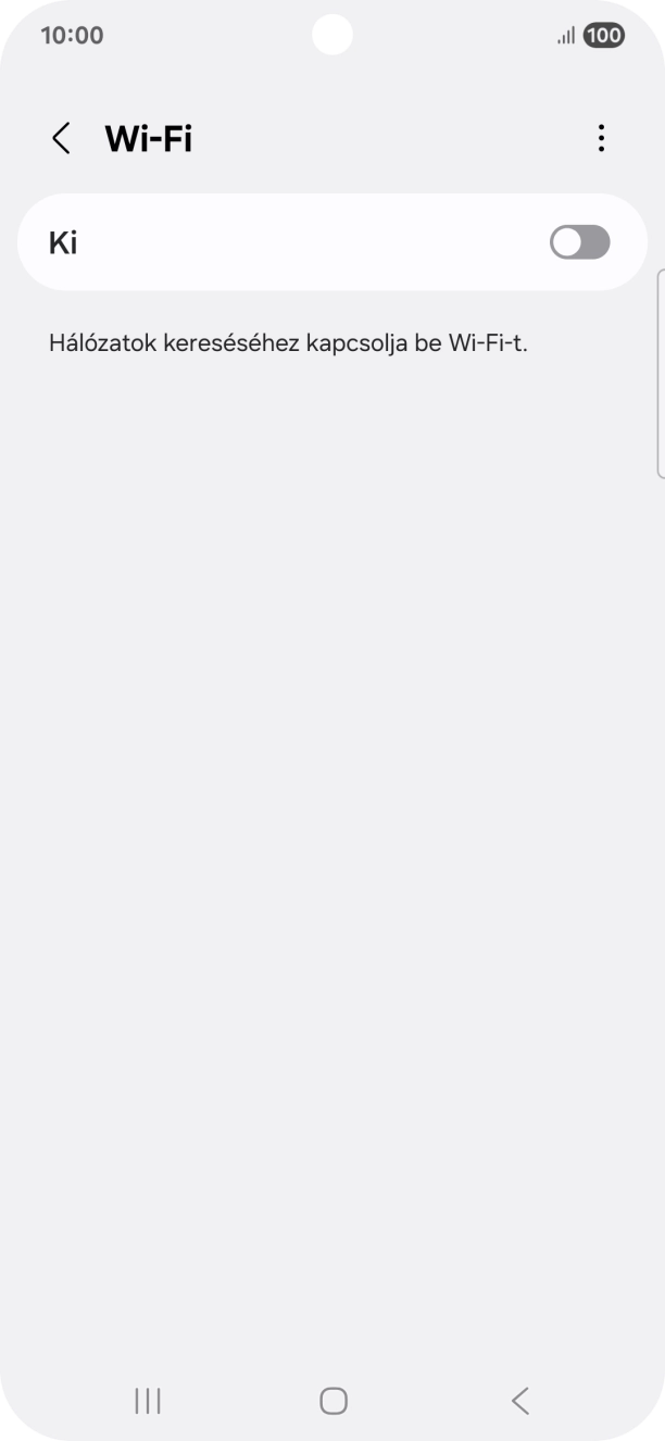 Kattints a csúszkára a funkció bekapcsolásához.