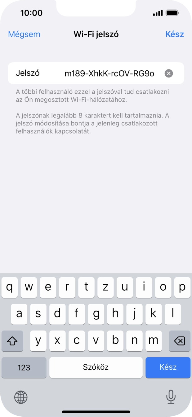 Válaszd a Kész lehetőséget.