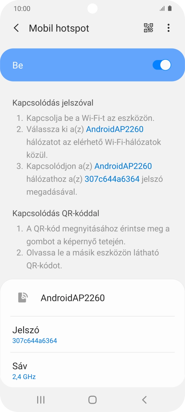 A befejezéshez, és ahhoz, hogy visszatérhess a főképernyőhöz, nyomd meg a főgombot.