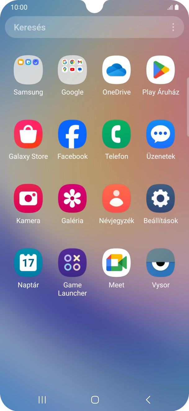 Válaszd a Play Áruház lehetőséget.