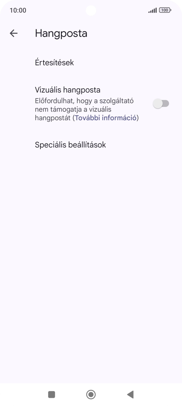 Válaszd a Speciális beállítások lehetőséget. Válaszd a Speciális beállítások lehetőséget.