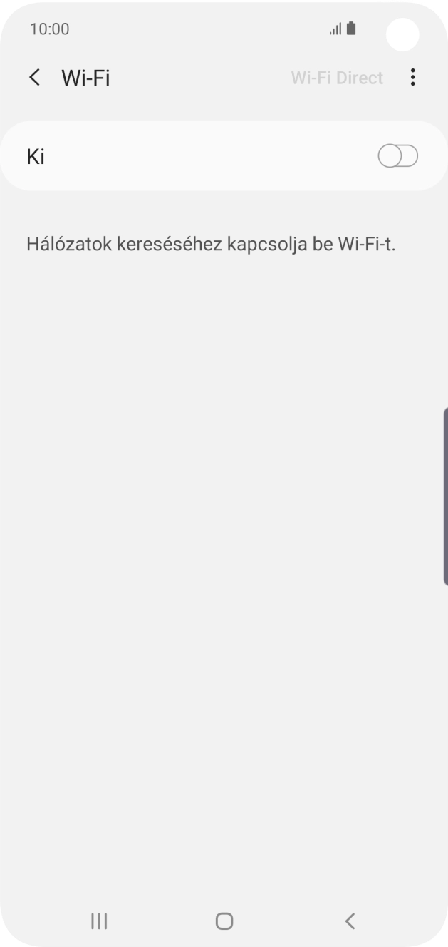 Kattints a csúszkára a funkció bekapcsolásához.