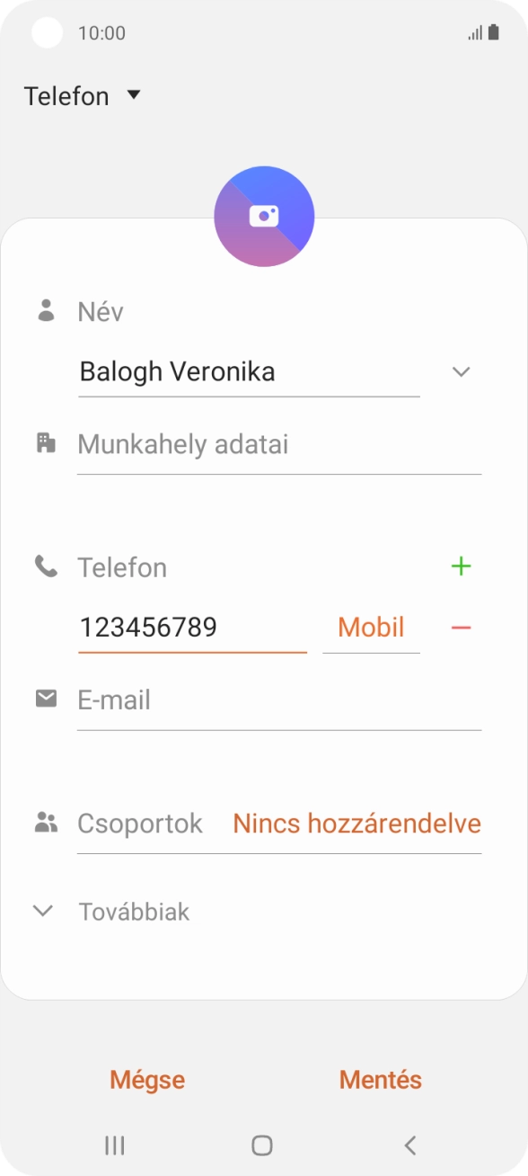 Válaszd a Mentés lehetőséget. Válaszd a Mentés lehetőséget.