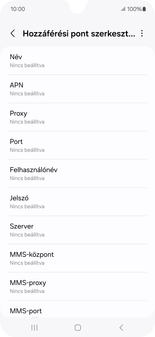 Válaszd a Név lehetőséget.