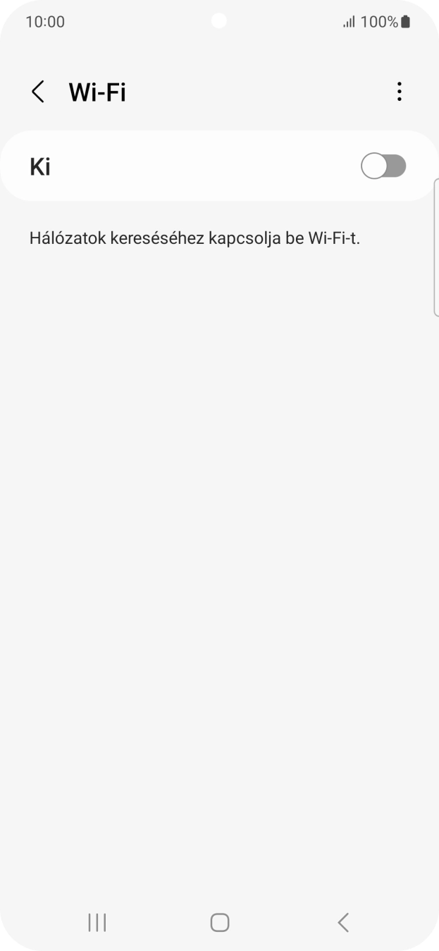 Kattints a csúszkára a funkció bekapcsolásához.