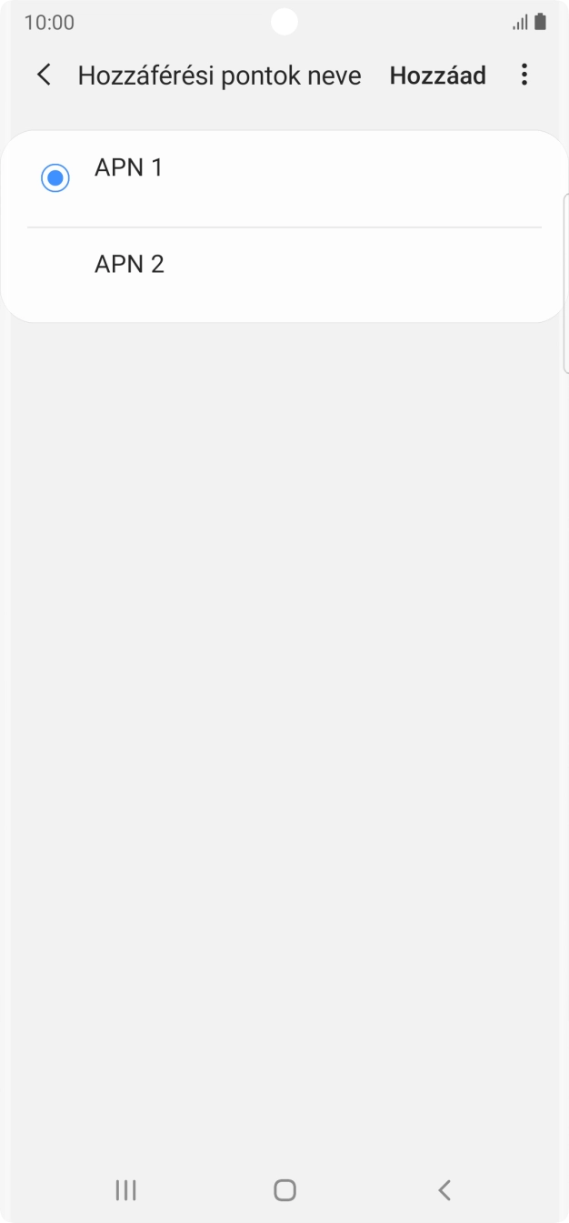 A befejezéshez, és ahhoz, hogy visszatérhess a főképernyőhöz, nyomd meg a főgombot.