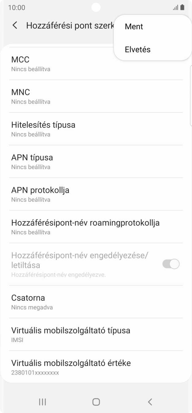 Válaszd a Ment lehetőséget.