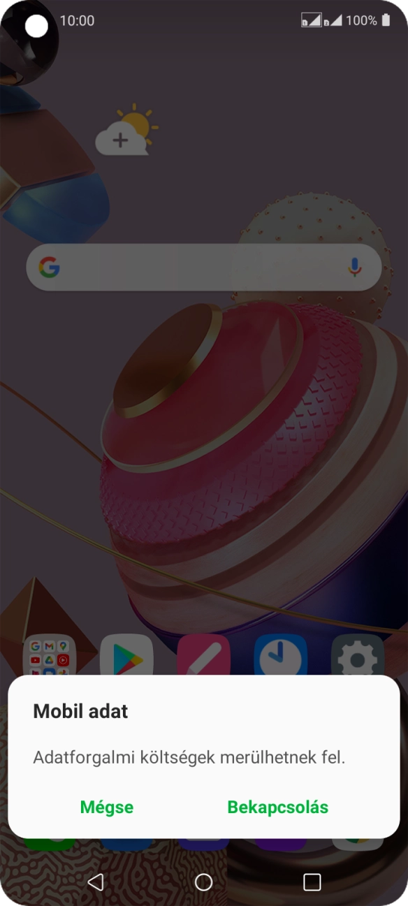 Ha bekapcsolod a funkciót, válaszd a Bekapcsolás lehetőséget. Ha bekapcsolod a funkciót, válaszd a Bekapcsolás lehetőséget.