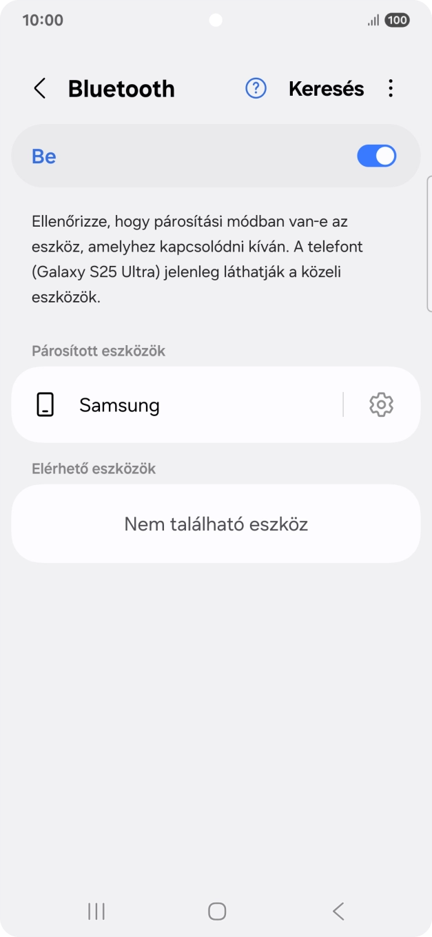 A befejezéshez, és ahhoz, hogy visszatérhess a főképernyőhöz, nyomd meg a főgombot.