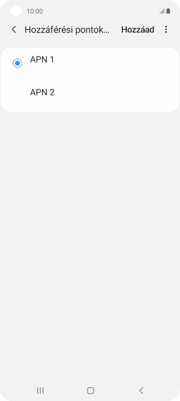 A befejezéshez, és ahhoz, hogy visszatérhess a főképernyőhöz, nyomd meg a főgombot.