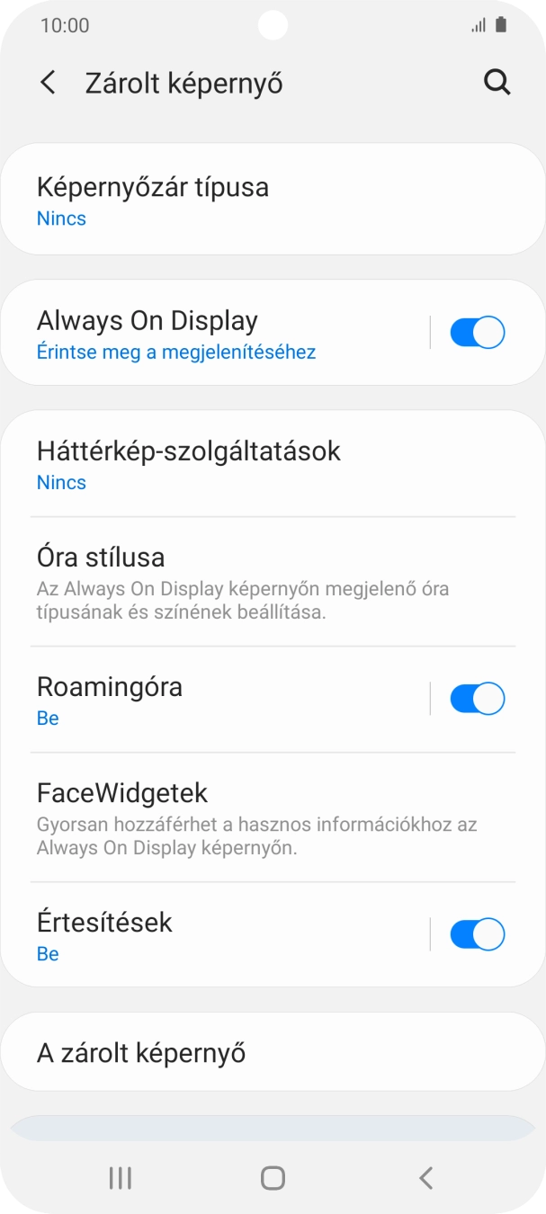 A befejezéshez, és ahhoz, hogy visszatérhess a főképernyőhöz, nyomd meg a főgombot.
