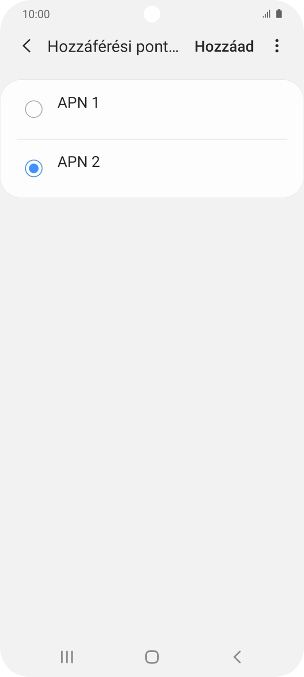 A befejezéshez, és ahhoz, hogy visszatérhess a főképernyőhöz, nyomd meg a főgombot.