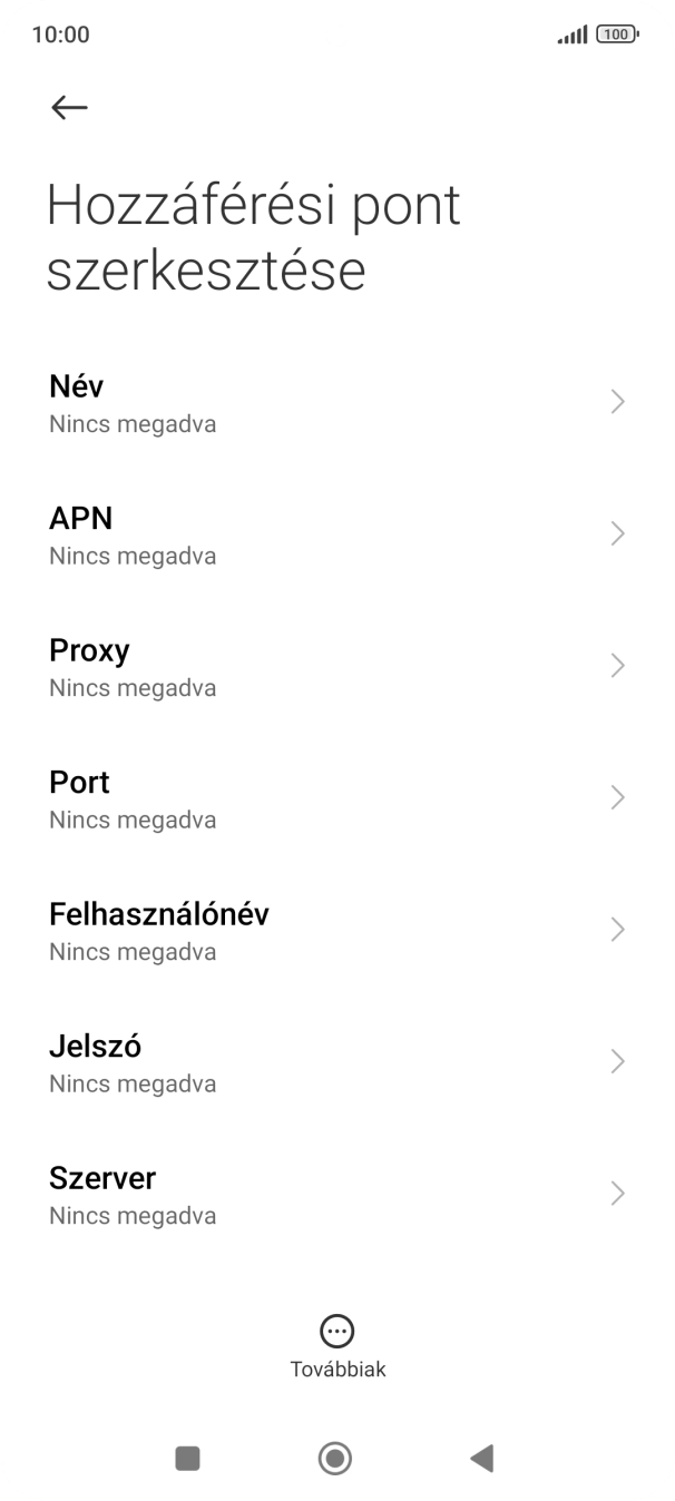 Válaszd a Név lehetőséget.