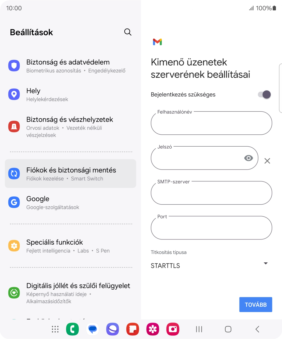Kattints a „Bejelentkezés szükséges” melletti csúszkára a funkció bekapcsolásához.