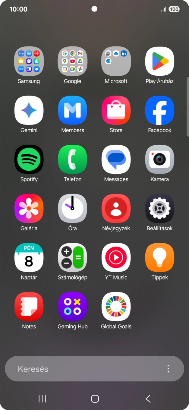 Válaszd a Play Áruház lehetőséget. Válaszd a Play Áruház lehetőséget.