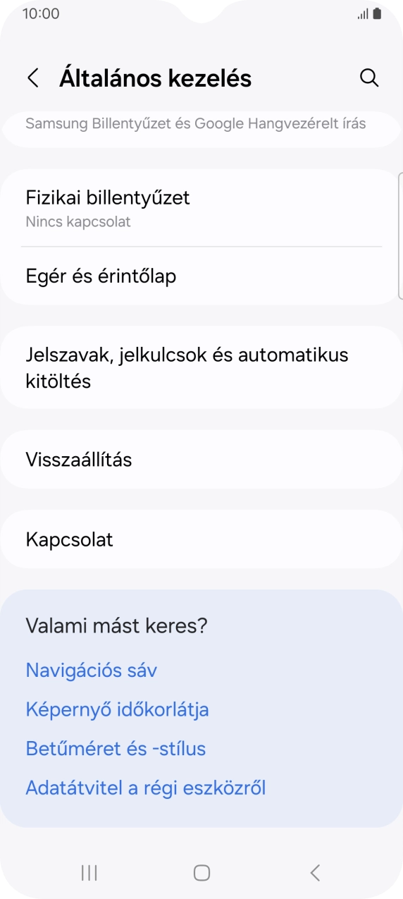 Válaszd a Visszaállítás lehetőséget.