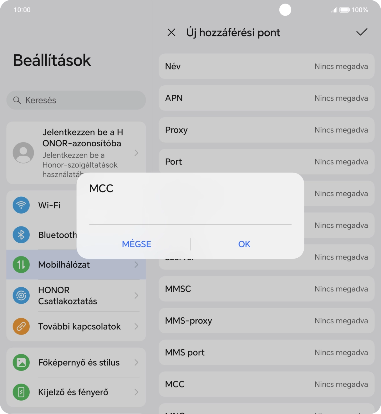 Írd be azt, hogy 216, és válaszd az OK lehetőséget. Írd be azt, hogy 216, és válaszd az OK lehetőséget.