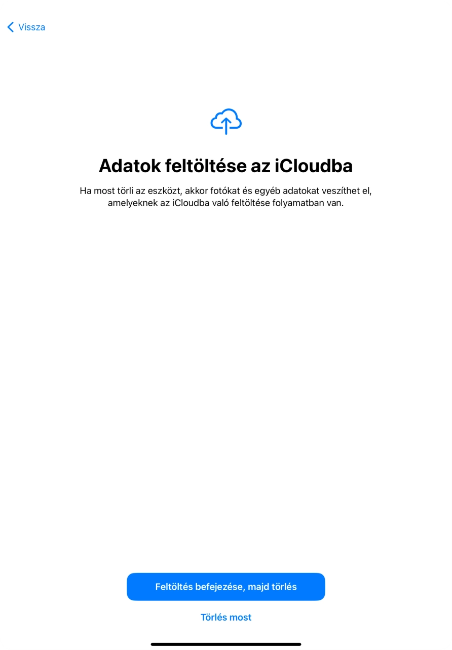 Válaszd ki a kívánt beállítást.